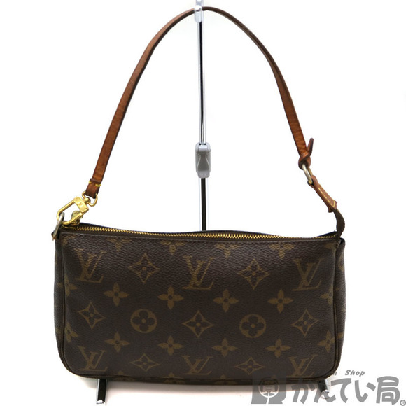 Louis Vuitton LV Monogram Brown Pouch Accessory Pochette Accessoires - Picture 1 of 6